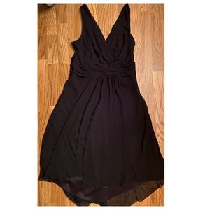 Connected Apparel Sleeveless Chiffon Dress, little black dress